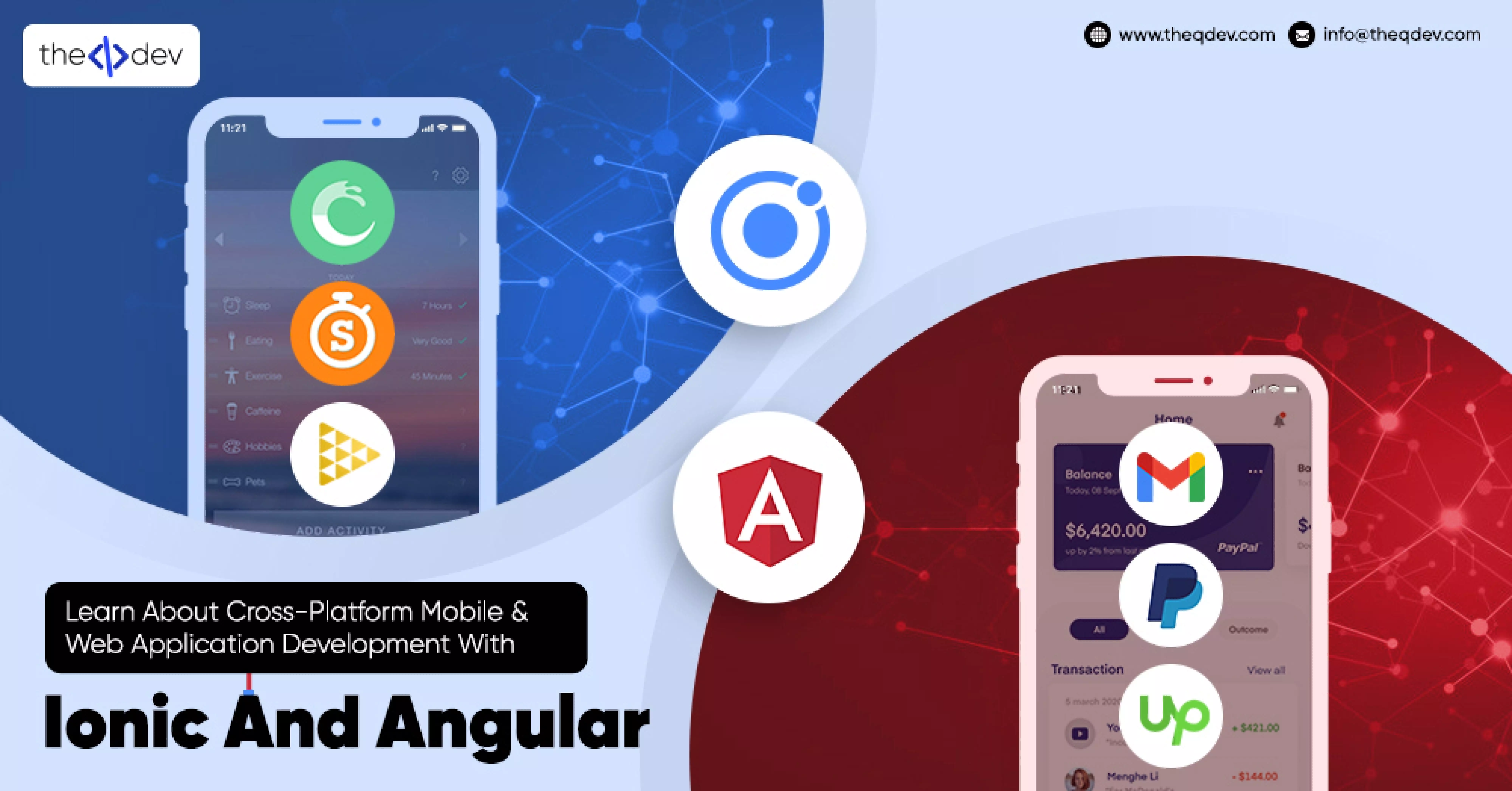 Learn about Cross-platform mobile web application development with Ionic and Angular--
